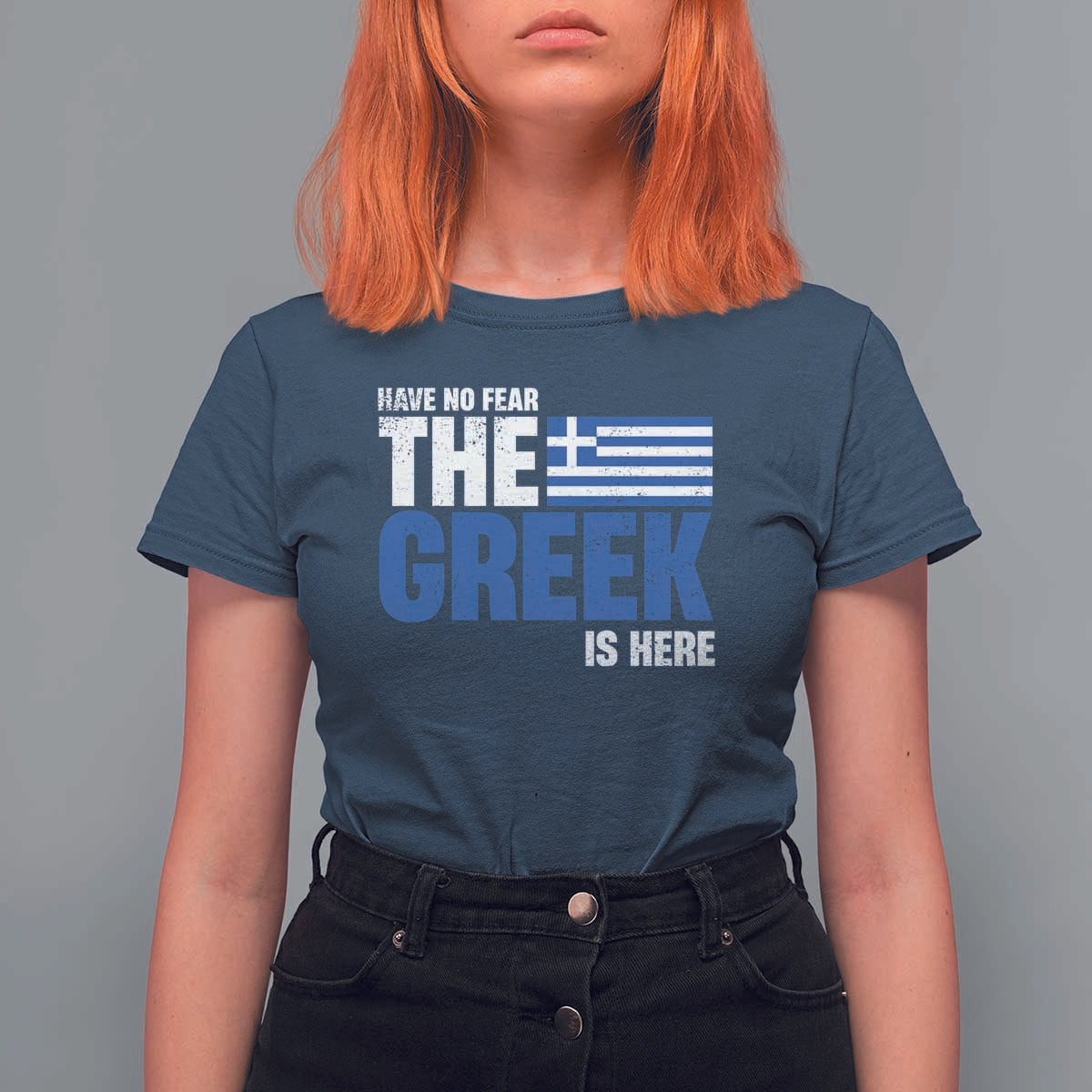 Proud Greece T Shirt For Women Have No Fear The Greek Is Here