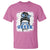 Greek Girl Pride T Shirt Proud Greece Messy Bun Girl