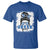Greek Girl Pride T Shirt Proud Greece Messy Bun Girl