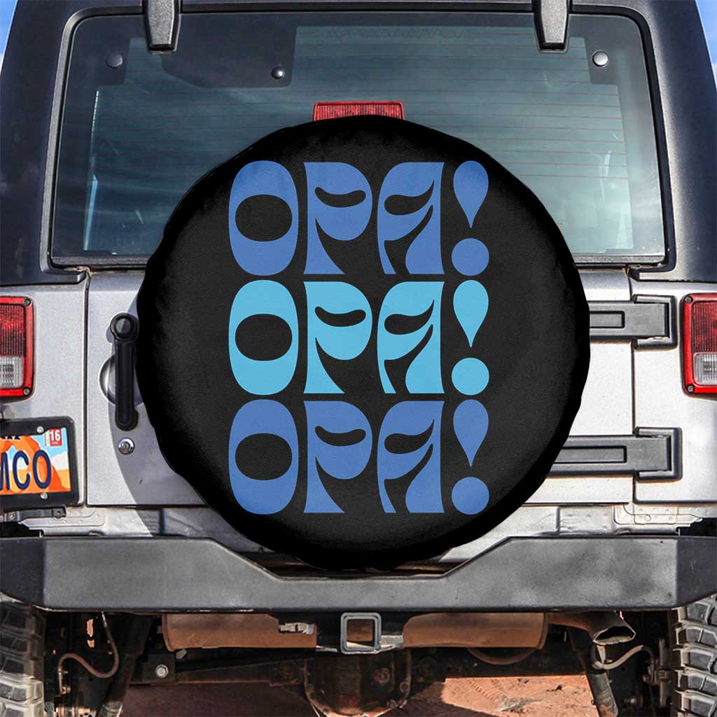 Greek Oops Opa Spare Tire Cover