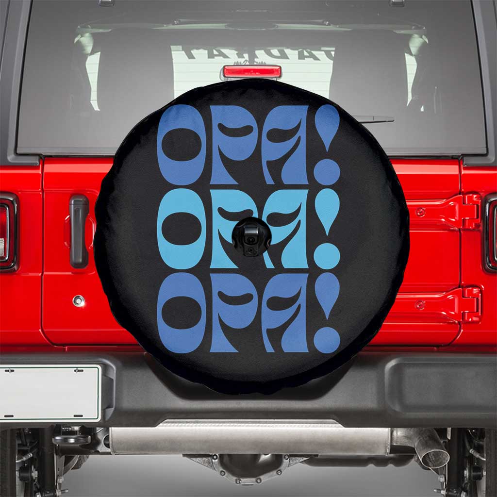 Greek Oops Opa Spare Tire Cover