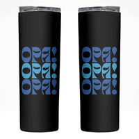 Greek Oops Opa Skinny Tumbler