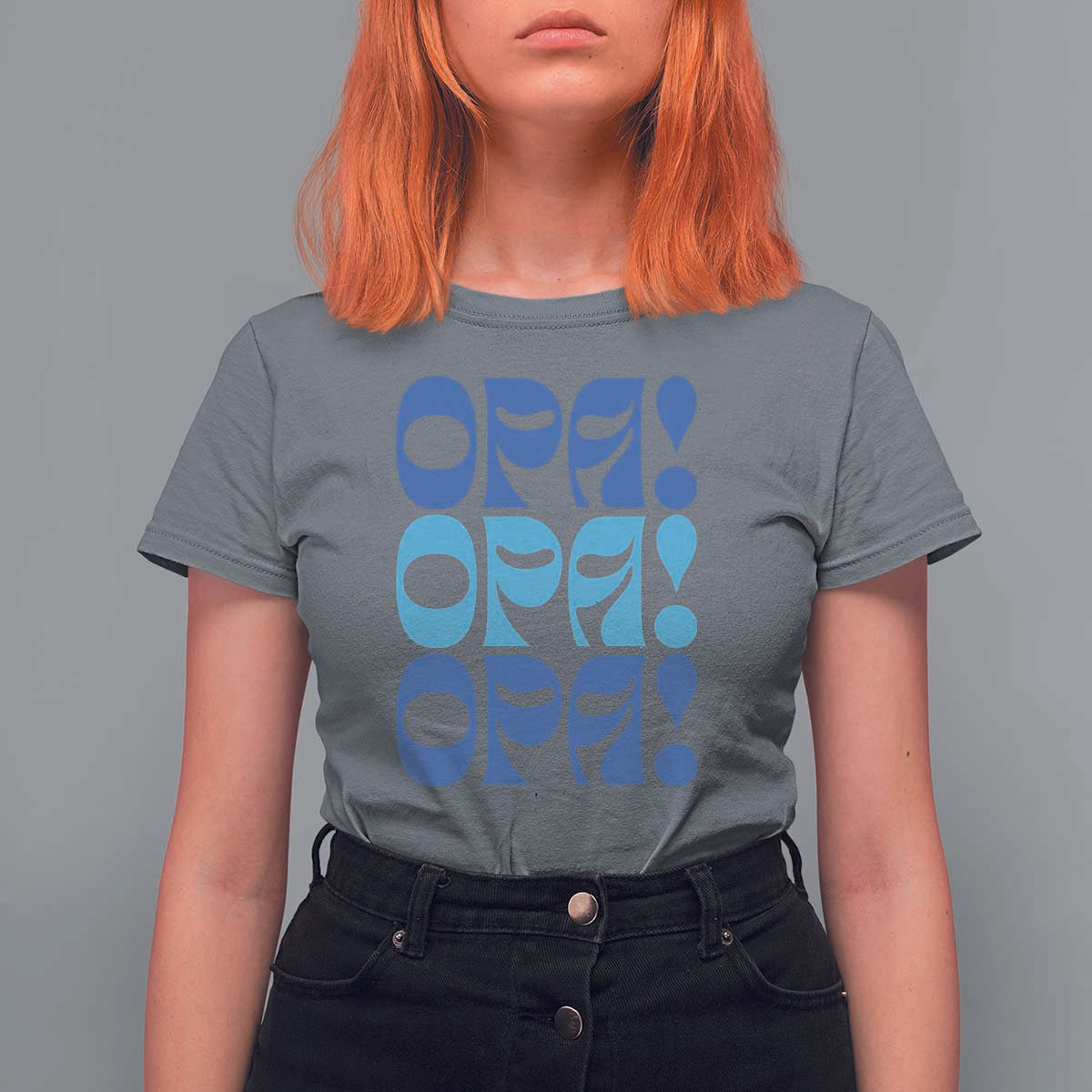Greek Oops Opa T Shirt For Women