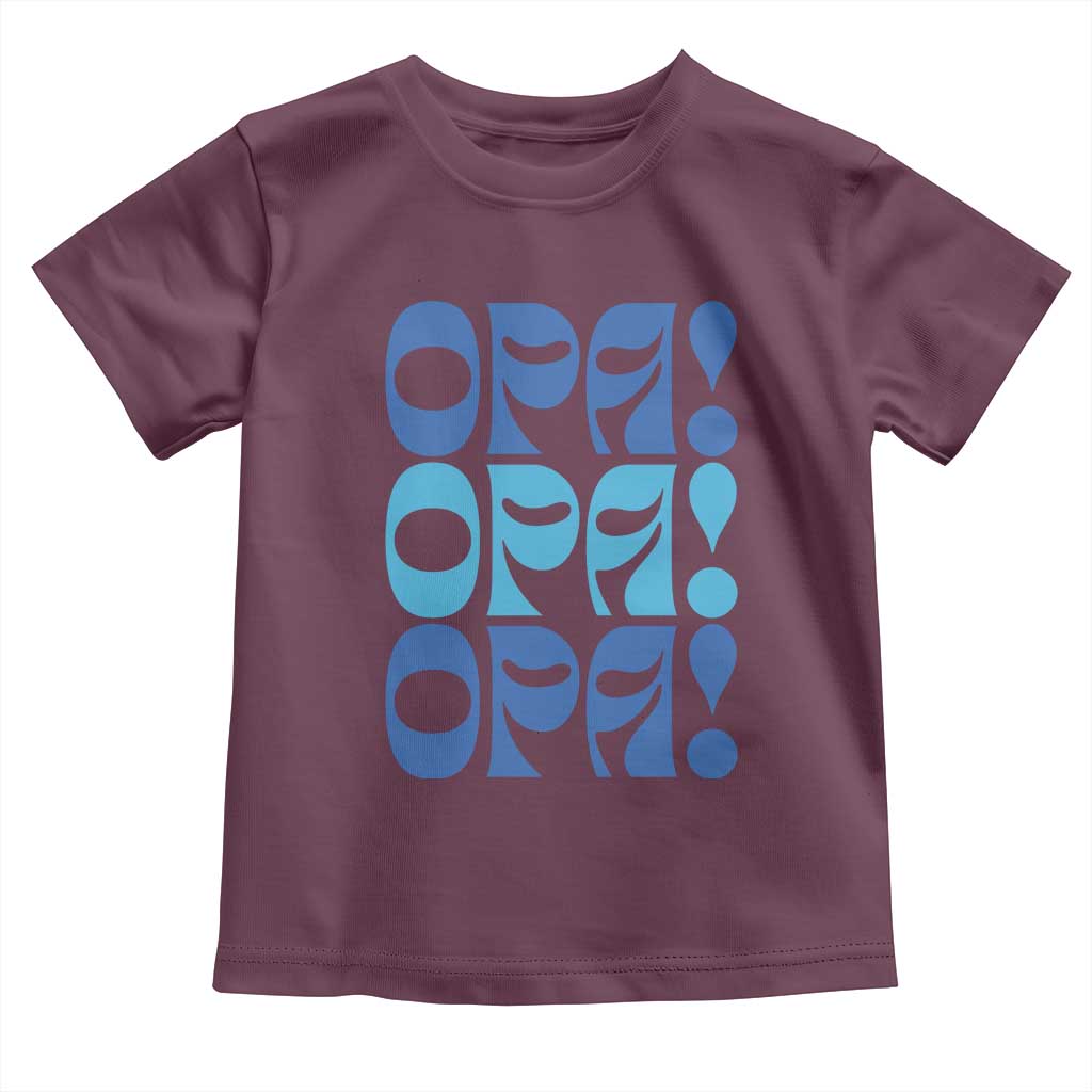 Greek Oops Opa Toddler T Shirt