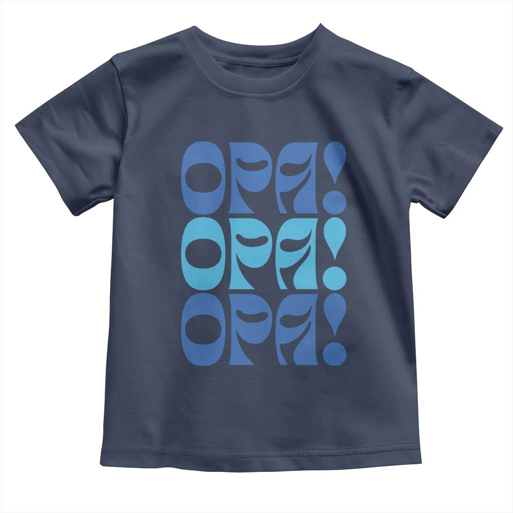 Greek Oops Opa Toddler T Shirt