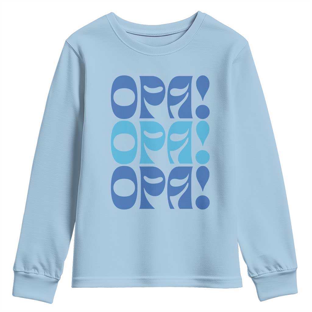 Greek Oops Opa Youth Sweatshirt
