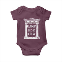 Greek Pride Baby Onesie Pretend This Is A Toga Party