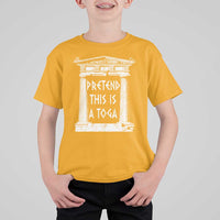 Greek Pride T Shirt For Kid Pretend This Is A Toga Party