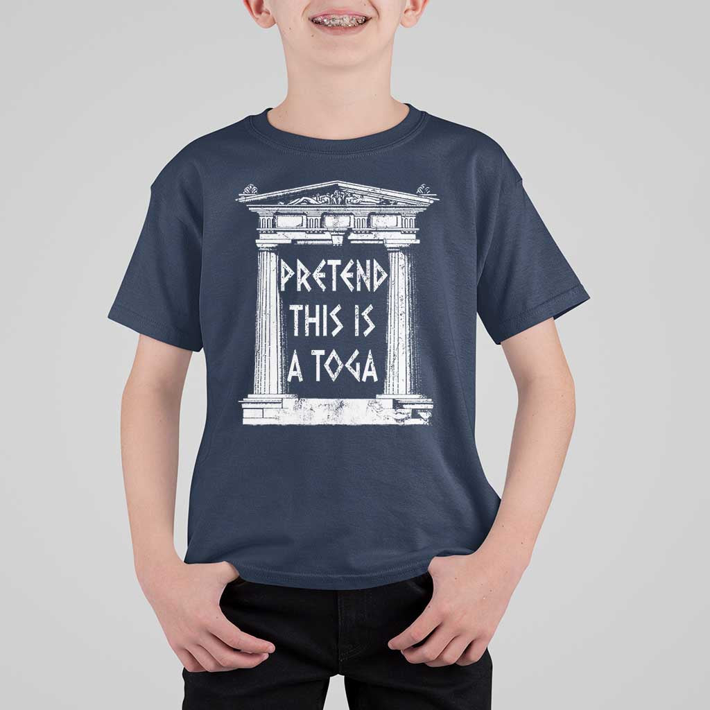 Greek Pride T Shirt For Kid Pretend This Is A Toga Party