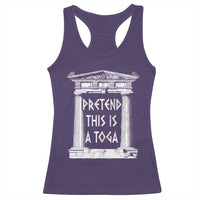 Greek Pride Racerback Tank Top Pretend This Is A Toga Party