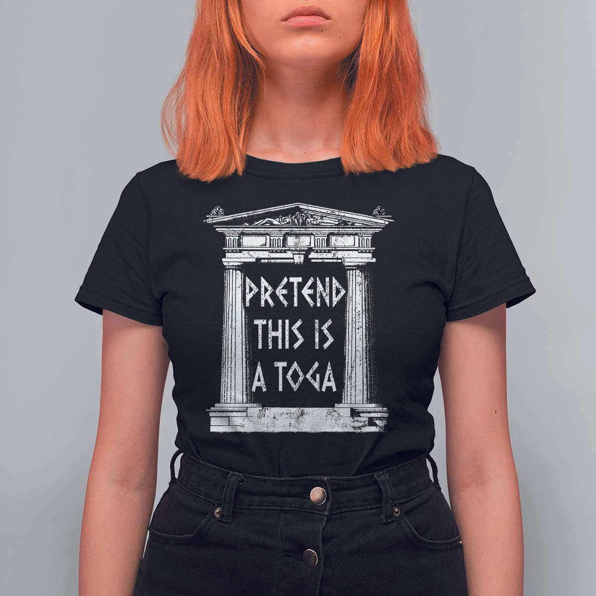 Greek Pride T Shirt For Women Pretend This Is A Toga Party