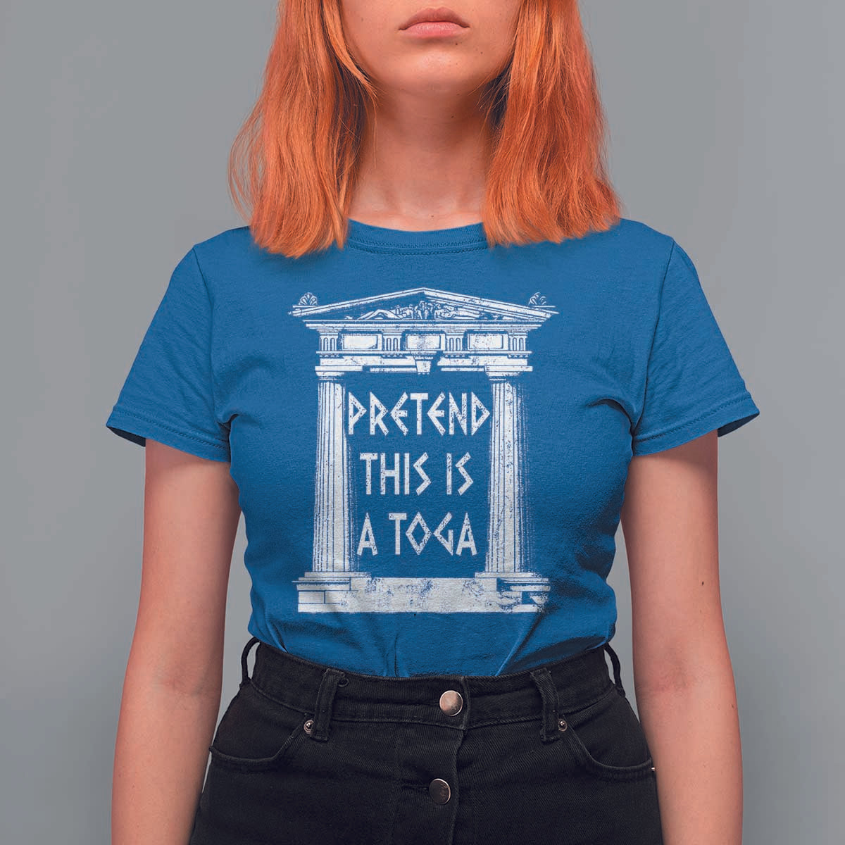 Greek Pride T Shirt For Women Pretend This Is A Toga Party