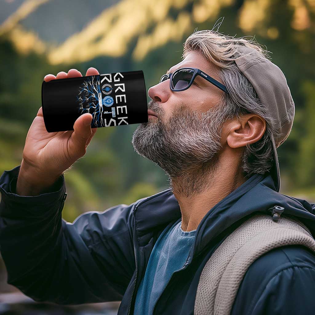 Greek Roots Pride 4 in 1 Can Cooler Tumbler