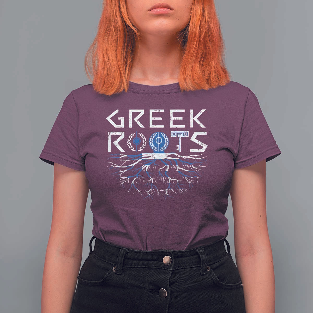 Greek Roots Pride T Shirt For Women