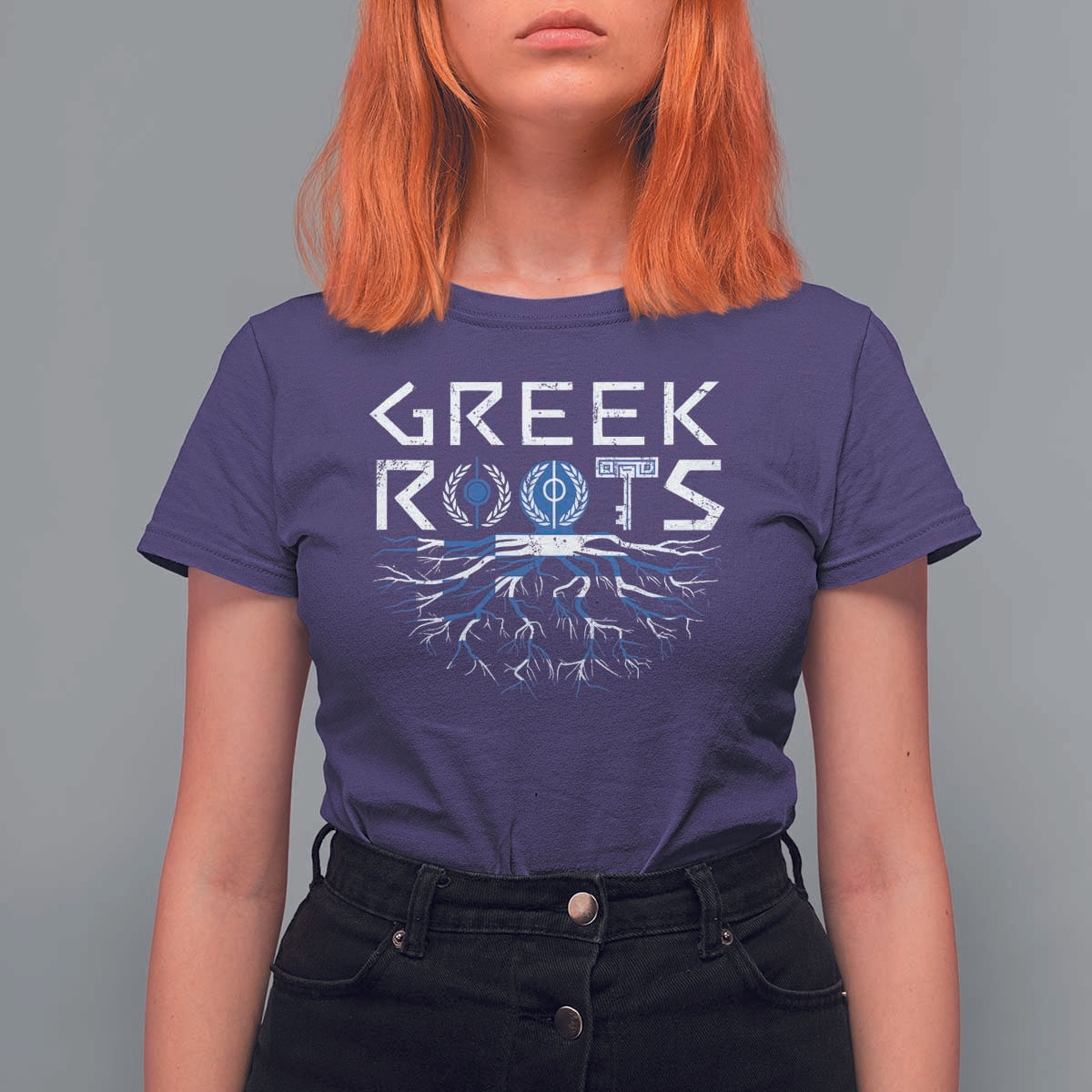 Greek Roots Pride T Shirt For Women
