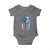 Greek American Pride Baby Onesie Greece Spartan Helmet