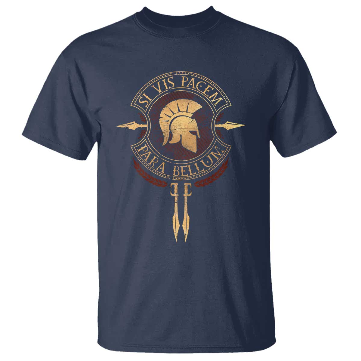 Sparta Greek T Shirt Si Vis Pacem Para Bellum
