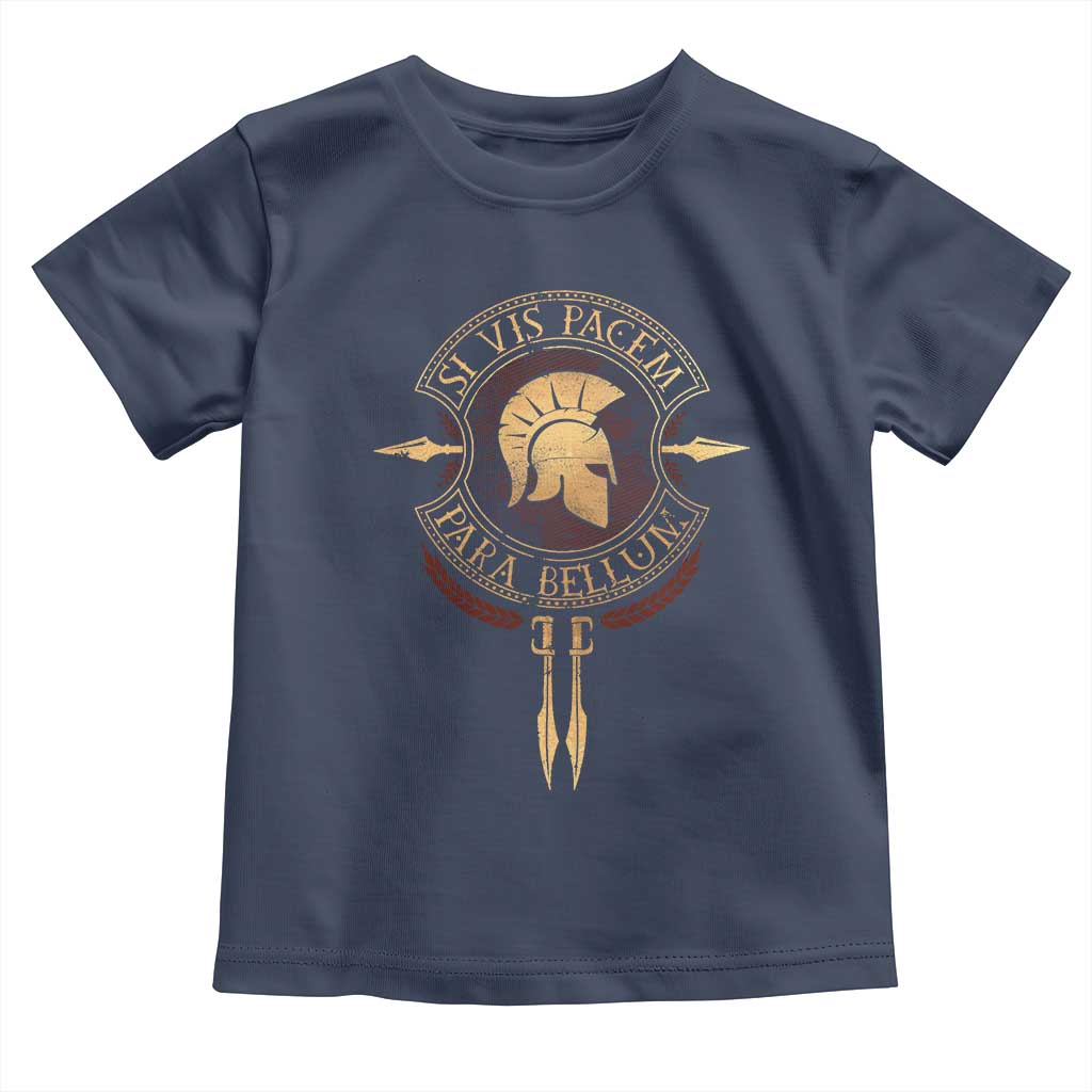Sparta Greek Toddler T Shirt Si Vis Pacem Para Bellum