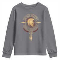 Sparta Greek Youth Sweatshirt Si Vis Pacem Para Bellum