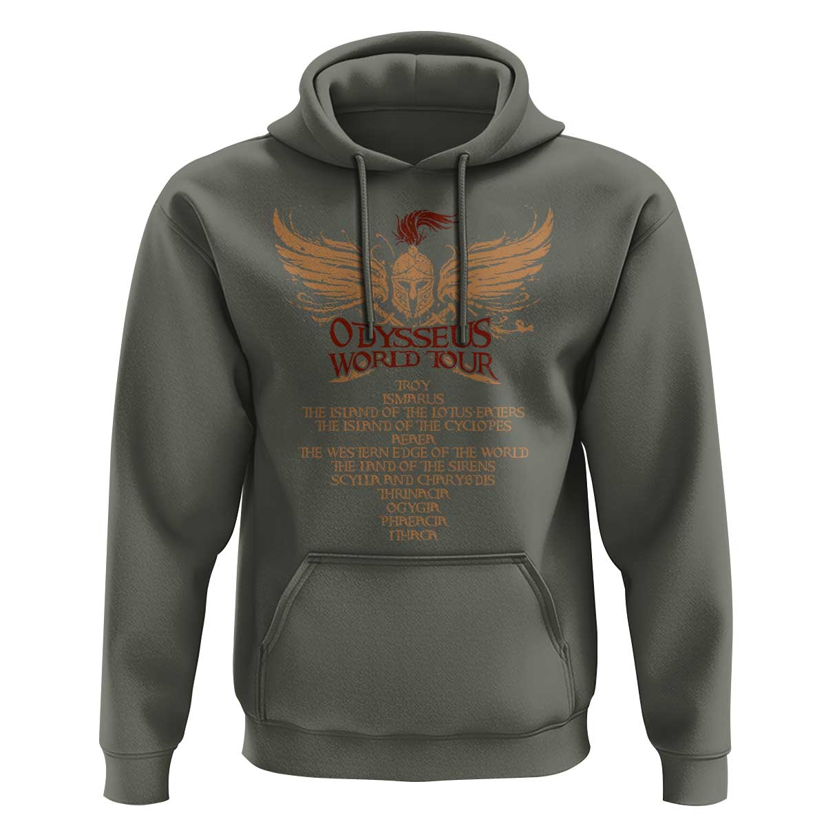 Odysseus World Tour Hoodie Ancient Greek Epic Mythlogy