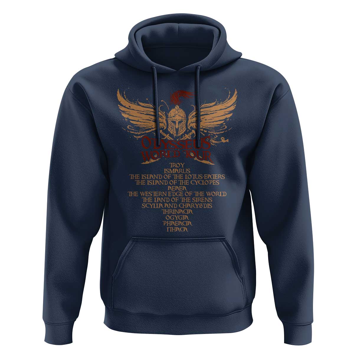 Odysseus World Tour Hoodie Ancient Greek Epic Mythlogy