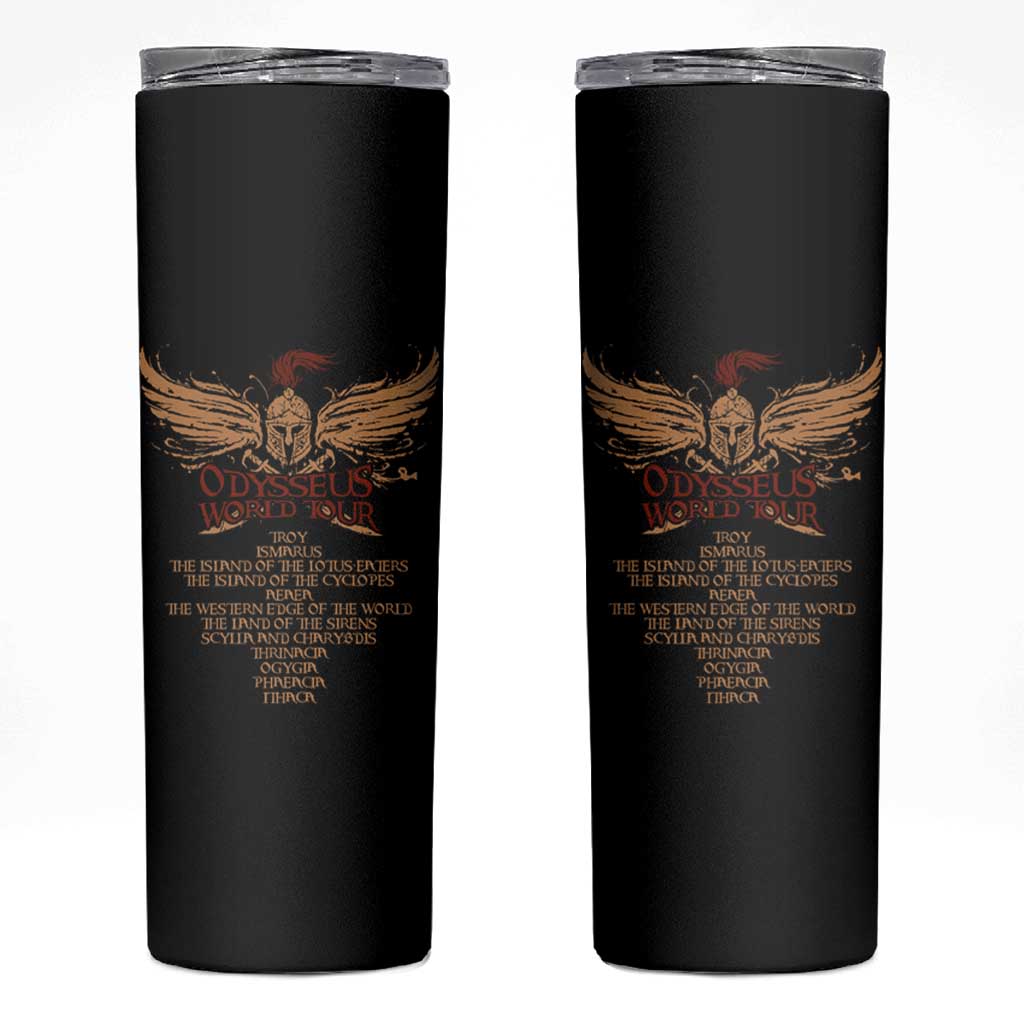 Odysseus World Tour Skinny Tumbler Ancient Greek Epic Mythlogy