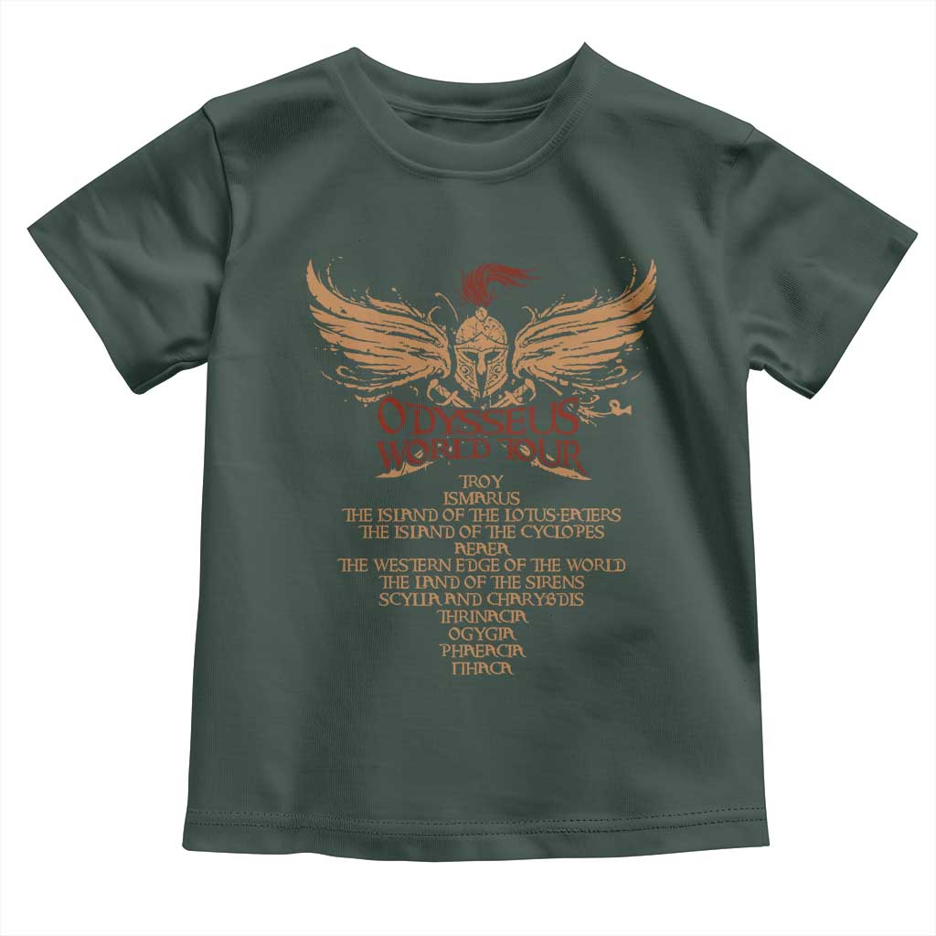 Odysseus World Tour Toddler T Shirt Ancient Greek Epic Mythlogy