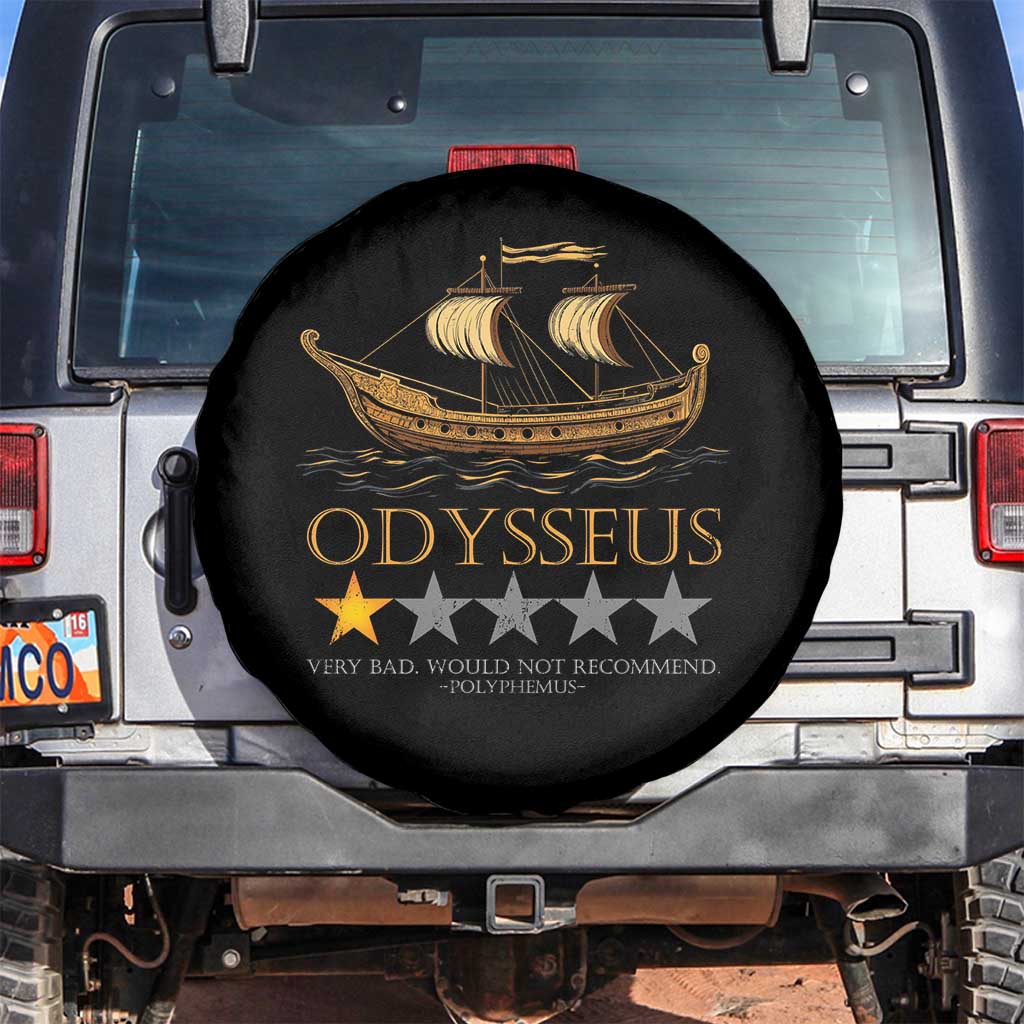 Funny Odysseus Spare Tire Cover Very Bad Not Recommend Ancient Greek Mythology Meme