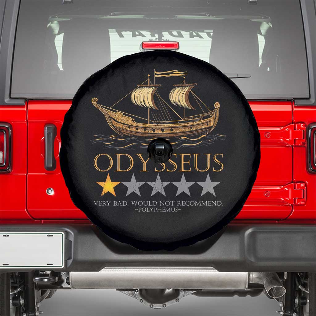 Funny Odysseus Spare Tire Cover Very Bad Not Recommend Ancient Greek Mythology Meme