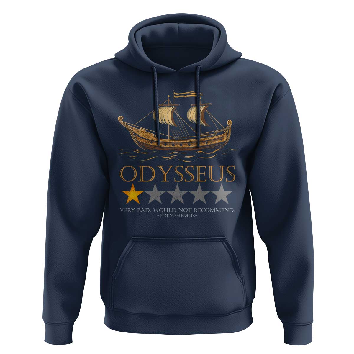 Funny Odysseus Hoodie Very Bad Not Recommend Ancient Greek Mythology Meme