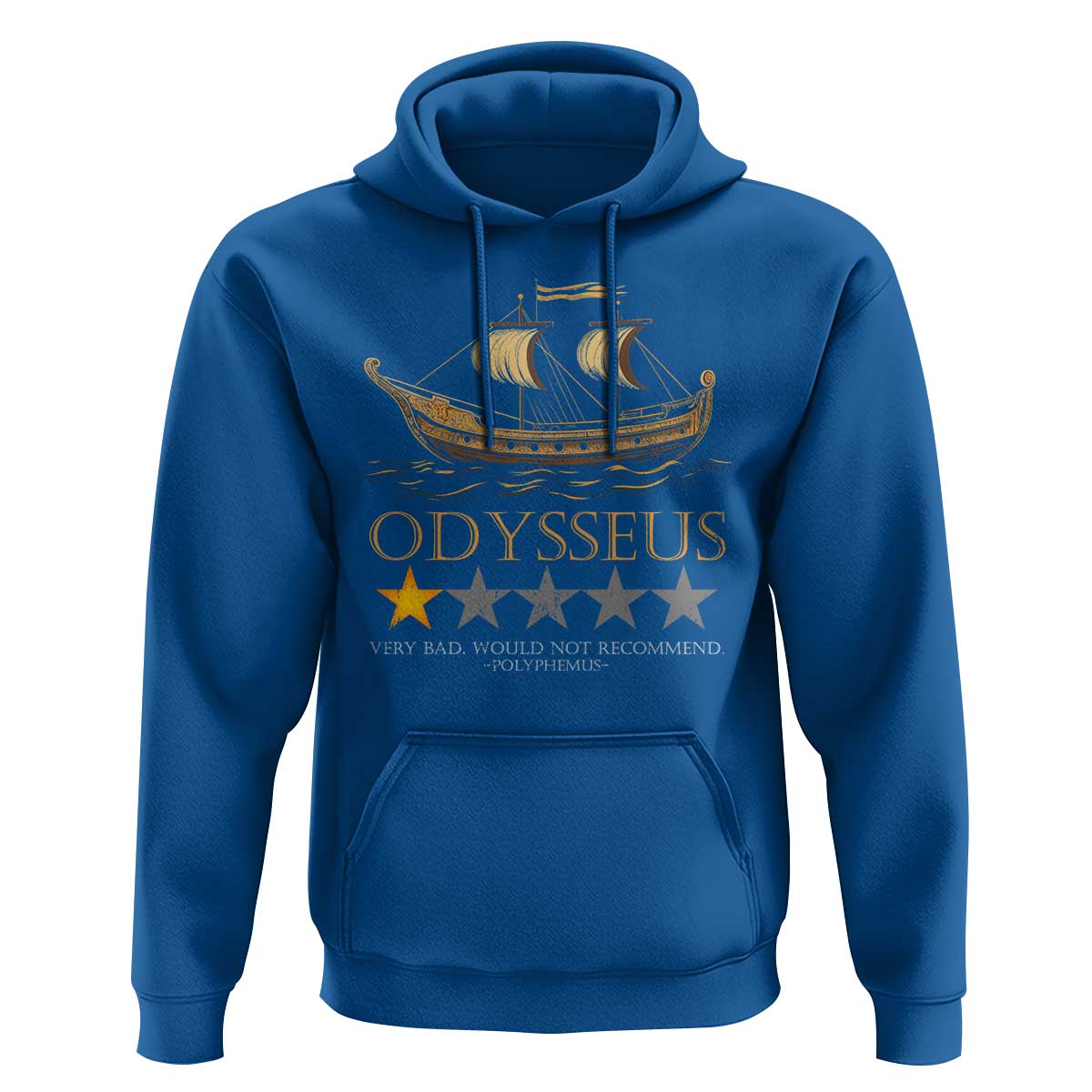 Funny Odysseus Hoodie Very Bad Not Recommend Ancient Greek Mythology Meme