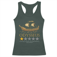 Funny Odysseus Racerback Tank Top Very Bad Not Recommend Ancient Greek Mythology Meme