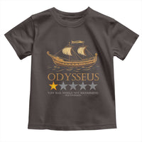 Funny Odysseus Toddler T Shirt Very Bad Not Recommend Ancient Greek Mythology Meme