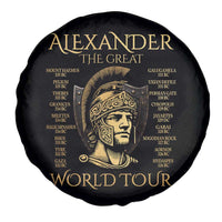 Funny Alexander The Great World Tour Spare Tire Cover Ancient Greek History