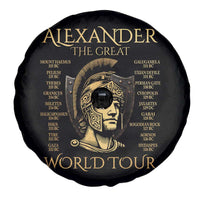 Funny Alexander The Great World Tour Spare Tire Cover Ancient Greek History