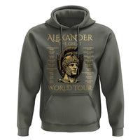 Funny Alexander The Great World Tour Hoodie Ancient Greek History