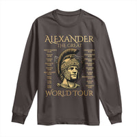 Funny Alexander The Great World Tour Long Sleeve Shirt Ancient Greek History