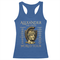 Funny Alexander The Great World Tour Racerback Tank Top Ancient Greek History