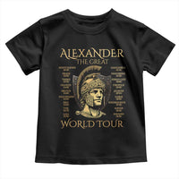 Funny Alexander The Great World Tour Toddler T Shirt Ancient Greek History