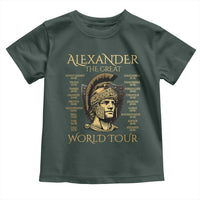 Funny Alexander The Great World Tour Toddler T Shirt Ancient Greek History