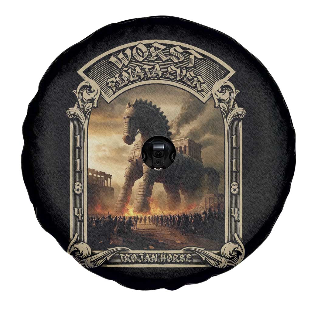 Trojan Horse Spare Tire Cover Ancient Greek Epic Mythlogy History Lover
