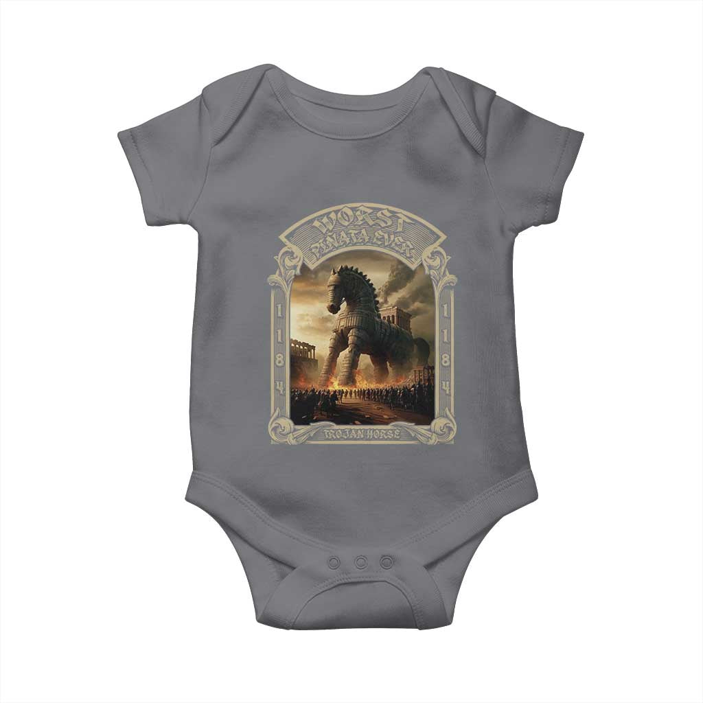 Trojan Horse Baby Onesie Ancient Greek Epic Mythlogy History Lover