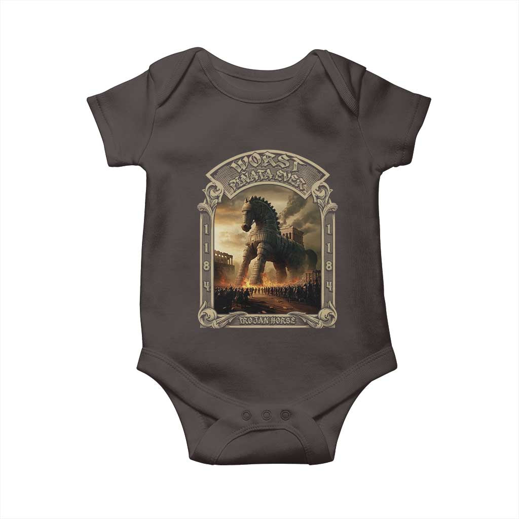 Trojan Horse Baby Onesie Ancient Greek Epic Mythlogy History Lover