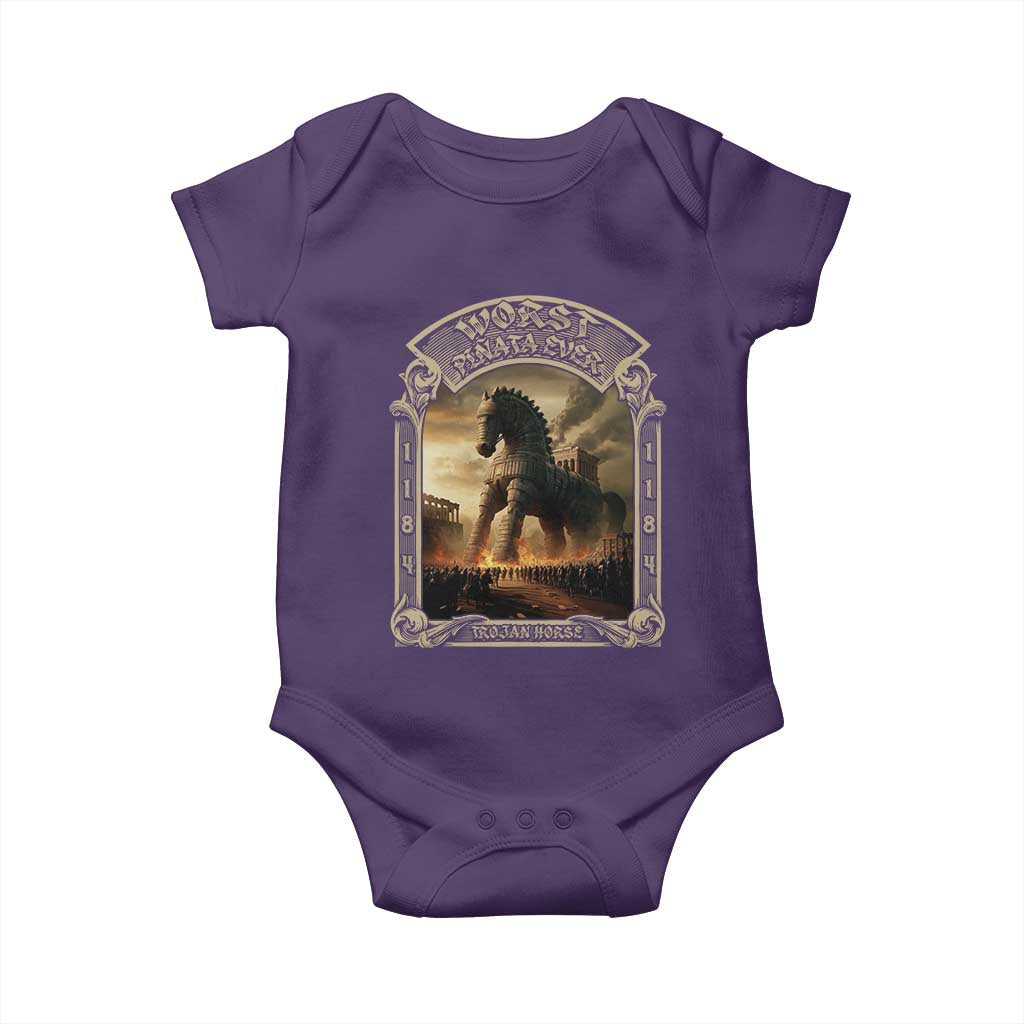 Trojan Horse Baby Onesie Ancient Greek Epic Mythlogy History Lover