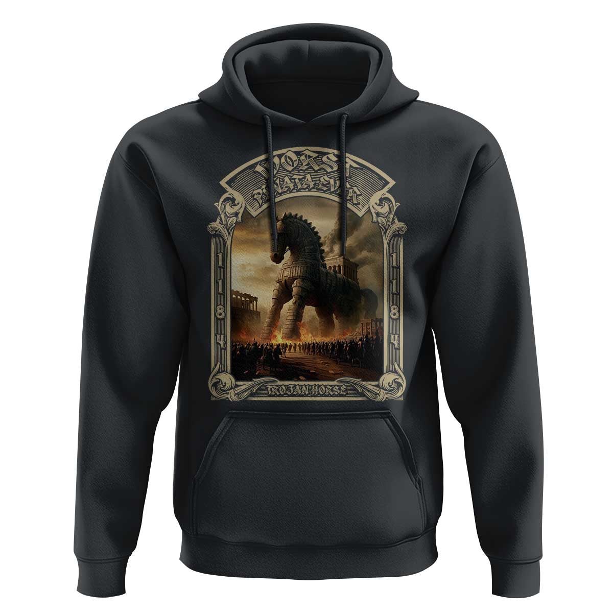 Trojan Horse Hoodie Ancient Greek Epic Mythlogy History Lover