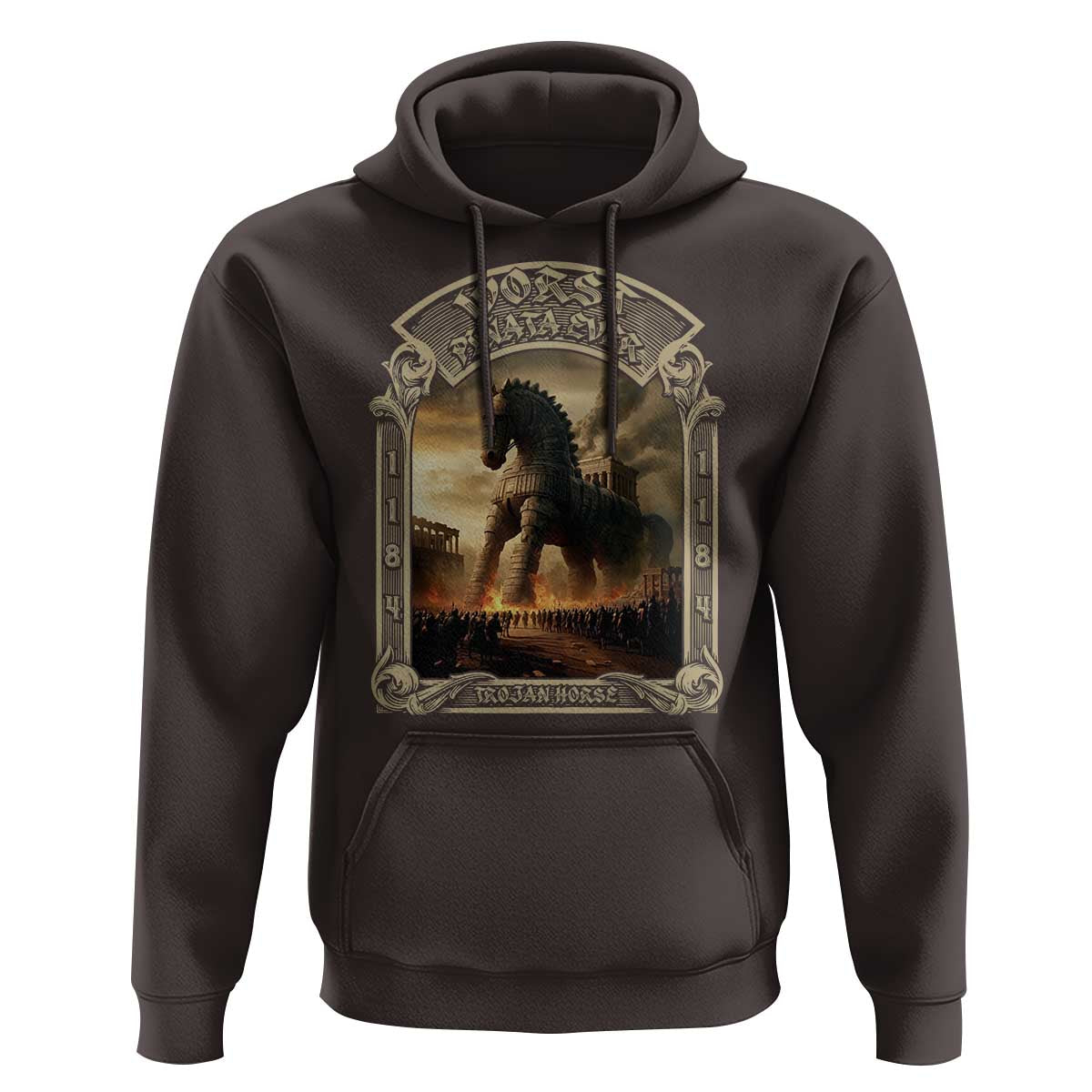 Trojan Horse Hoodie Ancient Greek Epic Mythlogy History Lover