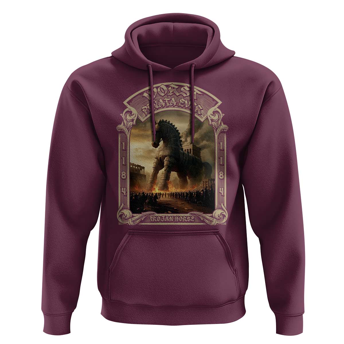 Trojan Horse Hoodie Ancient Greek Epic Mythlogy History Lover