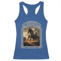 Trojan Horse Racerback Tank Top Ancient Greek Epic Mythlogy History Lover