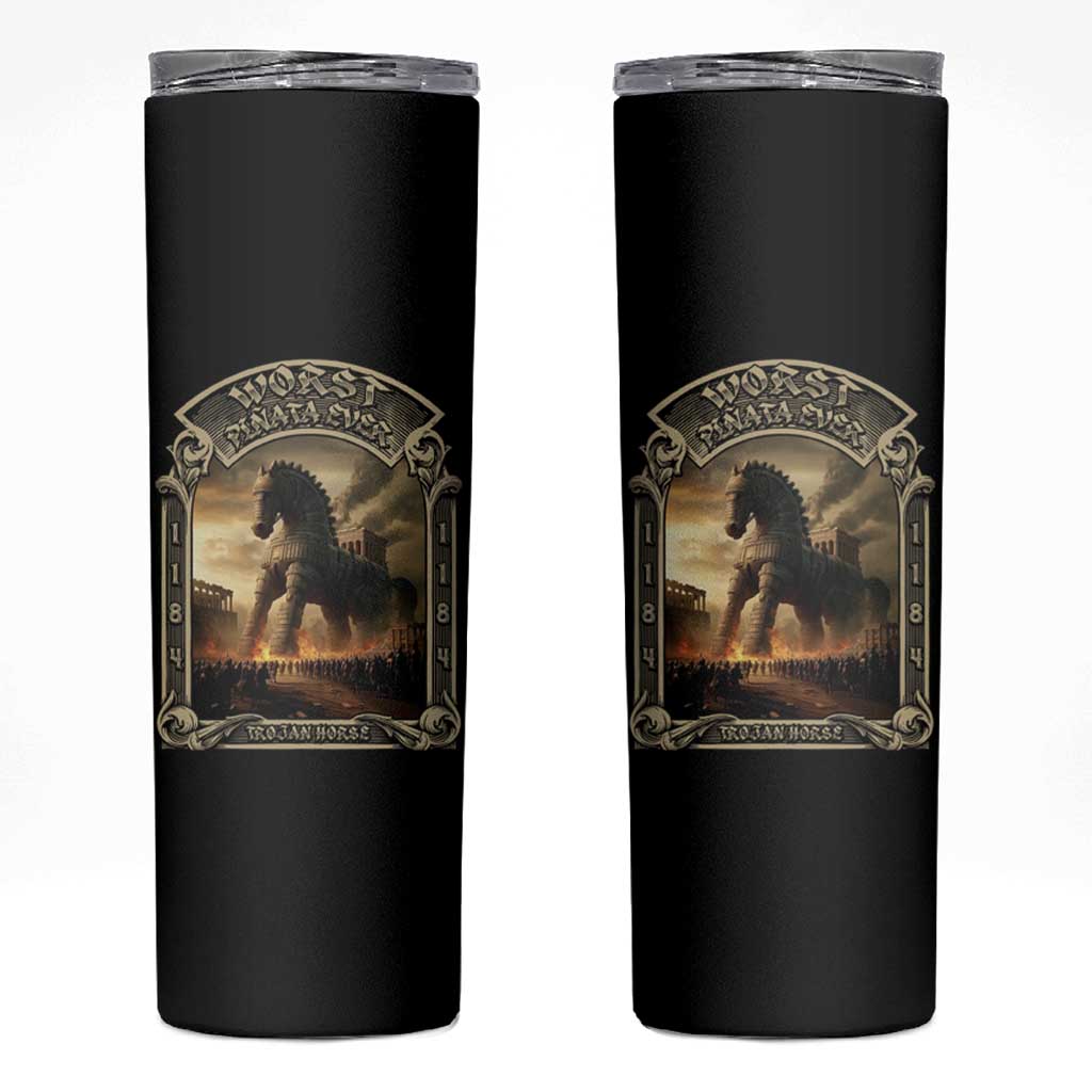 Trojan Horse Skinny Tumbler Ancient Greek Epic Mythlogy History Lover