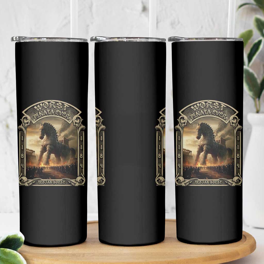 Trojan Horse Skinny Tumbler Ancient Greek Epic Mythlogy History Lover